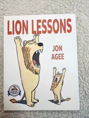 Jon Agee Lion Lessons Childrens Picture Book Imagination Library Paperback 2016